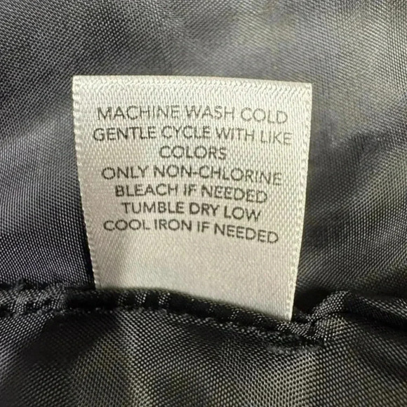 Christopher & Banks Black & White Knit with Faux Fur Trim Stand up Collar Sz XL - Picture 11 of 14